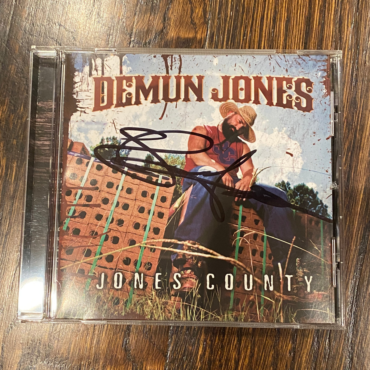 CD Autographed Jones County Demun Jones Merchandise
