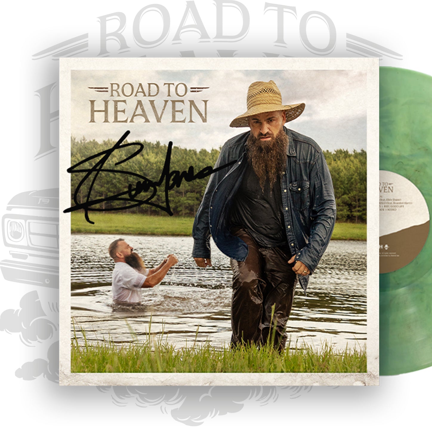 AUTOGRAPHED VINYL * Road To Heaven Full Length LP. – Demun Jones