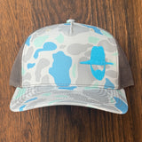 *NEW* HAT - Light Grey/Blue/Grey Duck CAMO