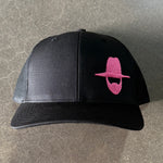 *NEW* HAT - Black/Pink Trucker