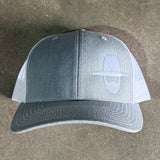 *NEW* HAT - Light Grey/ Silver Trucker