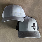 *NEW* HAT - Light Grey/ Silver Trucker