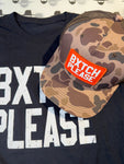 * NEW * BUNDLE - Bxtch Please Hat/T shirt