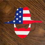 DECAL - 6" USA Demun logo window sticker